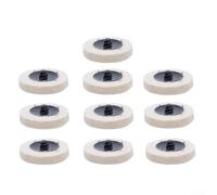 Pumixiy Disco lucidante in lana fine per smerigliatrice, 5,1 cm, disco flessibile ad alta velocità spesso 8,5 mm, confezione da 10