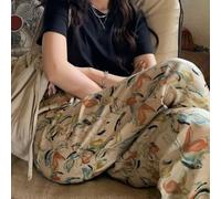 Pumixiy Donne per Relaxed Fit Sleep Pants Pure Color Soft Donna per | Per una vestibilità rilassata su fianchi e cosce, per un design dal colore puro, morbido al tatto, elasticità moderata