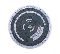 Pumixiy E6B-R - Computer circolare per la navigazione di volo, con diametro circolare, in plastica, strumento di misurazione della distanza e del tempo, strumento di misurazione della velocità, per