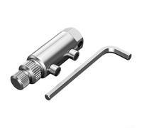 Pumixiy Estrattore di filettature per rubinetto per applicazioni di tubi dell'acqua e rubinetti, strumento di riparazione in acciaio al carbonio forgiato con design ergonomico, compatibile con tubi da