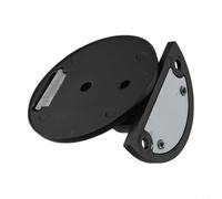 Pumixiy Fermaporta con magnete, in acciaio inox 304, non perforato, per decorazione domestica, funzionamento silenzioso e scorrevole, finitura bronzo, argento e nero, nero