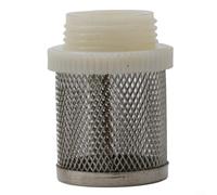 Pumixiy Filtro per pompa a barile in acciaio inox, filtro dell'acqua da 3/4 pollici, cestino a rete per sistema di irrigazione da giardino, collegamento per tubo irrigatore per prato esterno (3/4")