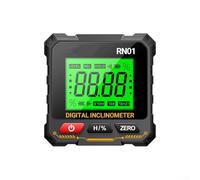 Pumixiy Inclinometro digitale Righello Angolo Livello Meter Con Base Magnetica Per Misurazione Pendenza Goniometro Elettronico Con Display LCD Data Hold Funzione Auto Spegnimento Strumento Portatile