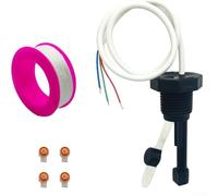 Pumixiy Interruttore di flusso per cloratori di sale IC40, regolatore di flusso della pompa per piscina con fili rossi, blu e bianchi/verdi, senza indicatore di flusso, sensore da 50 mm, 10 bar (rosa)