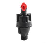 Pumixiy Irrigatore per prato regolabile a 360 gradi con collegamento da 1/2 pollici, irrigazione da giardino rotante automatica in plastica ABS e punta in metallo, resistente