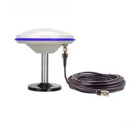 Pumixiy L Band GNSS per rilevamento, ricevitore GPS ad alta precisione con ricezione multi segnale satellitare, polarizzazione RHCP, impermeabile IP68, TNC (Un set di blu)