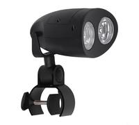 Pumixiy Lampada per barbecue da esterno con luce LED per barbecue per cucinare di notte, 10 LED luminosi, funzionamento al tocco, design resistente al calore, angolo regolabile a 360° per area grill