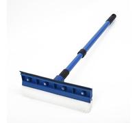 Pumixiy Lavavetri telescopico 2 in 1 con manico lungo, asta di estensione in spugna, spazzola per la pulizia di finestre, casa, ufficio, porta di vetro, specchio, lavaggio 75 cm di lunghezza