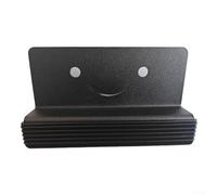 Pumixiy Leva in gomma sotto l'armadio per apertura senza contatto della spazzatura filettata più carbonio realizzata in acciaio con bordi antiscivolo a scomparsa (A)