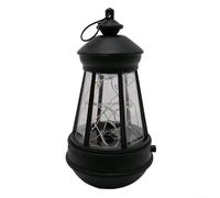 Pumixiy Luci solari da appendere per esterni, lanterna a LED ad energia solare per luci notturne da giardino e lampada solare impermeabile, decorazione da giardino ad energia solare (B)