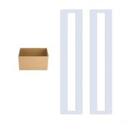 Pumixiy Modello di linea pieghevole in silicone per parcheggio: strumento riutilizzabile per pavimentazione, per vialetti e strade, ausili professionali per stencil per vernice spray, 240 x 26 cm (2
