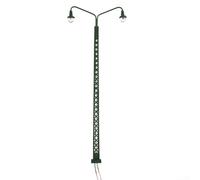 Pumixiy Modello Railroad LED Lattice Mast Lights 3V DC AC, compatibile HO Scala Treno Layout sistema di illuminazione, con resistori in serie per l'installazione di edifici ferroviari, confezione da 5