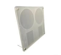 Pumixiy Organizer per CD in acrilico trasparente con layout multi-slot per carte e album fotografici, cornice trasparente, vetrina durevole per uso personale e (stile 3)