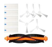 Pumixiy Parti di ricambio per robot aspirapolvere X-Plorer Serie 20 40 45 50, kit di accessori da 16 pezzi, 1 spazzola principale, 10 spazzole laterali, 5 filtri