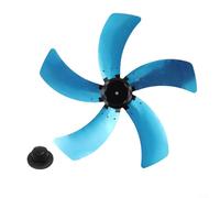 Pumixiy Parti di ricambio per ventola elettrica in alluminio da 18 pollici con design a 5 pale Accessori per ventola da tavolo con base di copertura dado Resistenza alle alte temperature a basso