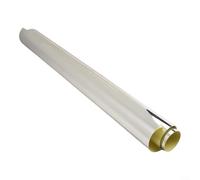 Pumixiy Pellicola adesiva riflettente da parete, materiale PET, per la decorazione della casa, bagno, effetto specchio, autoadesiva, rende lo spazio più grande e luminoso, decorazione fai da te (50 x