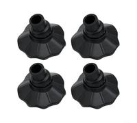 Pumixiy Piedini per sedia da campeggio, stabilizzatori anti-lavello, confezione da 4, regolabili, antiscivolo, protezione per mobili da giardino, prato, spiaggia, sabbia, fango, 13/15/16 mm (16 mm)