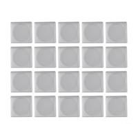 Pumixiy Portamonete regolabile foderato in schiuma, confezione da 20, trasparente, antigraffio, per monete da 16-40 mm (20/25/30/35/40 mm)