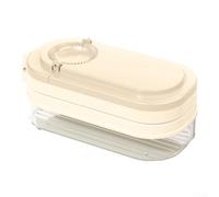 Pumixiy Pressa per ravioli, strumento manuale 3 in 1 per pressare, riempire, sigillare, pressare la pelle per gnocchi in polipropilene per uso alimentare, accessorio da cucina (kaki)