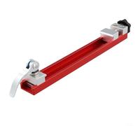 Pumixiy Righello per macchina da taglio regolabile resistente con struttura in lega di alluminio, morsetto di bloccaggio sicuro e posizionamento con un pulsante per un taglio uniforme (360 mm)