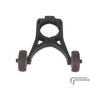 Pumixiy Ruote ausiliarie per scooter elettrico Staffa di supporto pieghevole, per ruota di allenamento in lega di alluminio serie M365 n. 9 F con cuscinetti in gomma