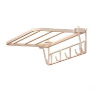 Pumixiy Scaldasalviette per termosifoni, 35 cm, in ferro, compatto e resistente alla ruggine, installazione senza fori, accessorio da bagno moderno (bianco)