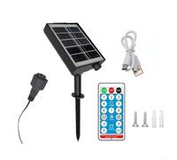 Pumixiy Scatola di controllo delle stringhe di luci solari 3,7 V 24 V controller per circuito esterno con porta TIPEC sistema di gestione intelligente dell'alimentazione per illuminazione da giardino