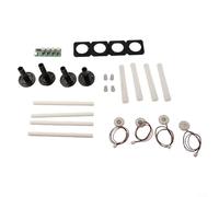 Pumixiy Set di 4 atomizzatori di tipo C con staffa per umidificatore fai da te, driver da 3 W con scheda per casa e giardino DC 5 V, modulo nebulizzatore circuito Plus, con verde (kit 2)