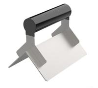 Pumixiy Set di cazzuole angolari, in acciaio inox, cazzuola angolare interna ed esterna, cazzuola per intonacatura, utensile manuale angolato per la finitura di gesso, stucco cemento (2 pezzi)