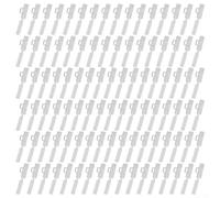 Pumixiy Set di etichette e materiali per cavi, fascette trasparenti impermeabili, scatola per marcatura per organizzazione resistente elettrica, cavi antincendio in plastica ABS (3010)