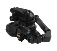 Pumixiy Set di pinze freno a disco meccaniche per bicicletta, in lega di alluminio, compatibilità di 160 mm e distanza tra i fori di installazione di 51 mm (posteriore nero)