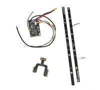 Pumixiy Sistema di gestione della batteria dello scooter elettrico - completo per + scheda laterale + set PCB morbido con cablaggio per una maggiore protezione di sicurezza (nero 10 cavi)
