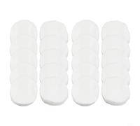 Pumixiy Stoppini circolari in lana da 6,1 cm per caminetti da tavolo, confezione da 20 stoppini di ricambio resistenti al calore, inserti in spugna per camino, nucleo bruciatore UK