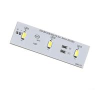 Pumixiy Striscia LED SW-BX02B 49031078 per frigorifero Electrolux connettore CC 12 V 6000 K-6500 K, luce bianca diurna (1 pz)