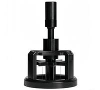 Pumixiy Strumento di distribuzione per miscelatori per espresso, altezza regolabile, design a 10 aghi per portafiltro da 51 mm, 53 mm, 58 mm, lega di alluminio e acciaio inossidabile S (53 mm)