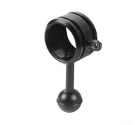 Pumixiy Supporto adattatore a sfera per immersioni subacquee, morsetto giunto sferico da 1 pollice, staffa per torcia subacquea, clip per luce di riempimento subacquea per torcia da 29-34 mm