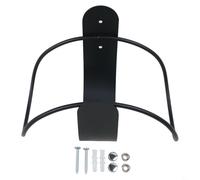 Pumixiy Supporto da parete per tubo dell'acqua da giardino con capacità di carico di 5 kg, adatto fino a 30 m, design salvaspazio per uso esterno (nero)