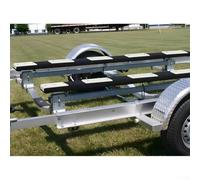 Pumixiy Tappetino a castello per rimorchio marino, 7,6 x 25,4 cm, in ABS resistente, per rimorchio barca, liscio per un carico senza sforzo e un uso a bassa manutenzione (bianco)