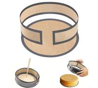 Pumixiy Tappetino da forno in silicone per teglia a molla da 22,9 cm, impedisce che la torta si attacchi al fondo e ai lati, tappetino da forno in silicone facile da pulire e non malato, per