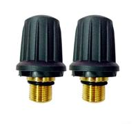 Pumixiy Tappo di sicurezza per pulitore a vapore compatibile con Karcher, con valvola di sicurezza integrata e anello nero O, adatto per modelli 4.590-105.0 Plus per modelli SC Series (confezione da 2