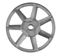 Pumixiy Testa della macchina della cinghia di potere del compressore d'aria, puleggia del volano del metallo del triangolo della puleggia della ruota del triangolo della scanalatura singola per una