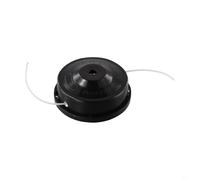Pumixiy Testa di ricambio per decespugliatore, compatibile con la maggior parte dei decespugliatori a benzina, doppia linea per decespugliatore, strumento da giardino, 110 mm x 75 mm, PP rosso (B)