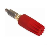 Pumixiy Ugello rotante per idropulitrice ad alta pressione, 5100 PSI Turbo Spray Tip con attacco rapido maschio da 1/4" e filtro integrato