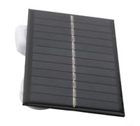 Pumixiy Uscita solare portatile 3w con pannello di ricarica per utilizzo esterno 6v Usb solare monocristallino per luci da giardino del telefono della banca - nero