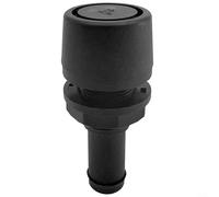 Pumixiy Ventilatore per serbatoio carburante in nylon nero per barca, con presa d'aria media resistente, compatibile con Splash Marine 32 x 79 mm, resistente alla maggior parte dei sistemi di