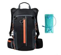 Pumixiy Zaino sportivo ultra leggero con serbatoio d'acqua da 3 litri, per corsa, ciclismo, escursionismo, maratona, attività all'aperto, nero, arancione, verde, giallo, adatto per uomini e donne