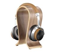 Pummny Supporto per Cuffie in Legno, Reggi Cuffie da Gaming, Antiscivolo, Supporto per Cuffie da Gioco per Desktop