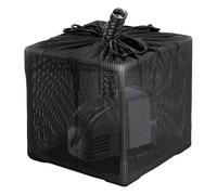 Pump Filter Bag, Media Screen, Anti Clogging Fine Mesh, Drawstring Cover, Aquarium Netting for Backyard, Fish Tank, Outdoor Pond, Garden Water Systems, Filtration Traps, Debris Barrier, Leaf Catcher