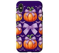 Pumpe a filo coquette per vibrazioni autunnali di Halloween Custodia per iPhone X/XS