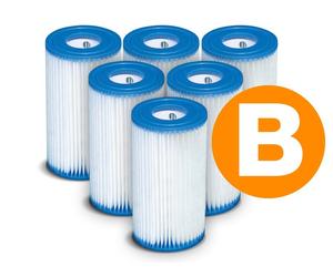 Pumpenfilter komplett Typ B 6 Stück INTEX 29005 x6